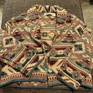 Vintage Southwestern print jacket